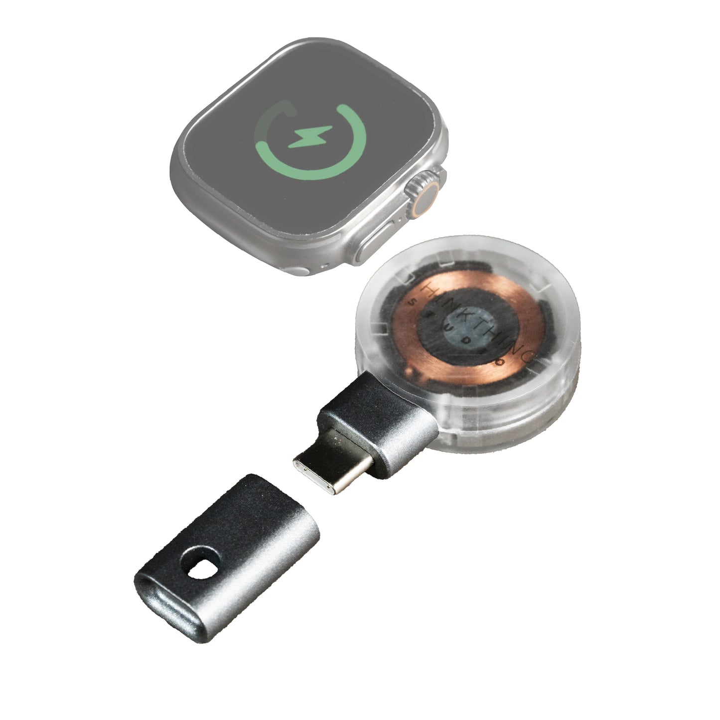 スケルトンデザインが美しいApple Watch充電器:WAT-CHARGER