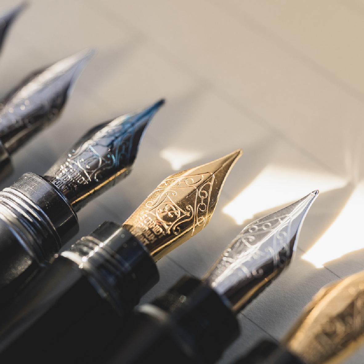 TENNY 万年筆 方圓 台湾製