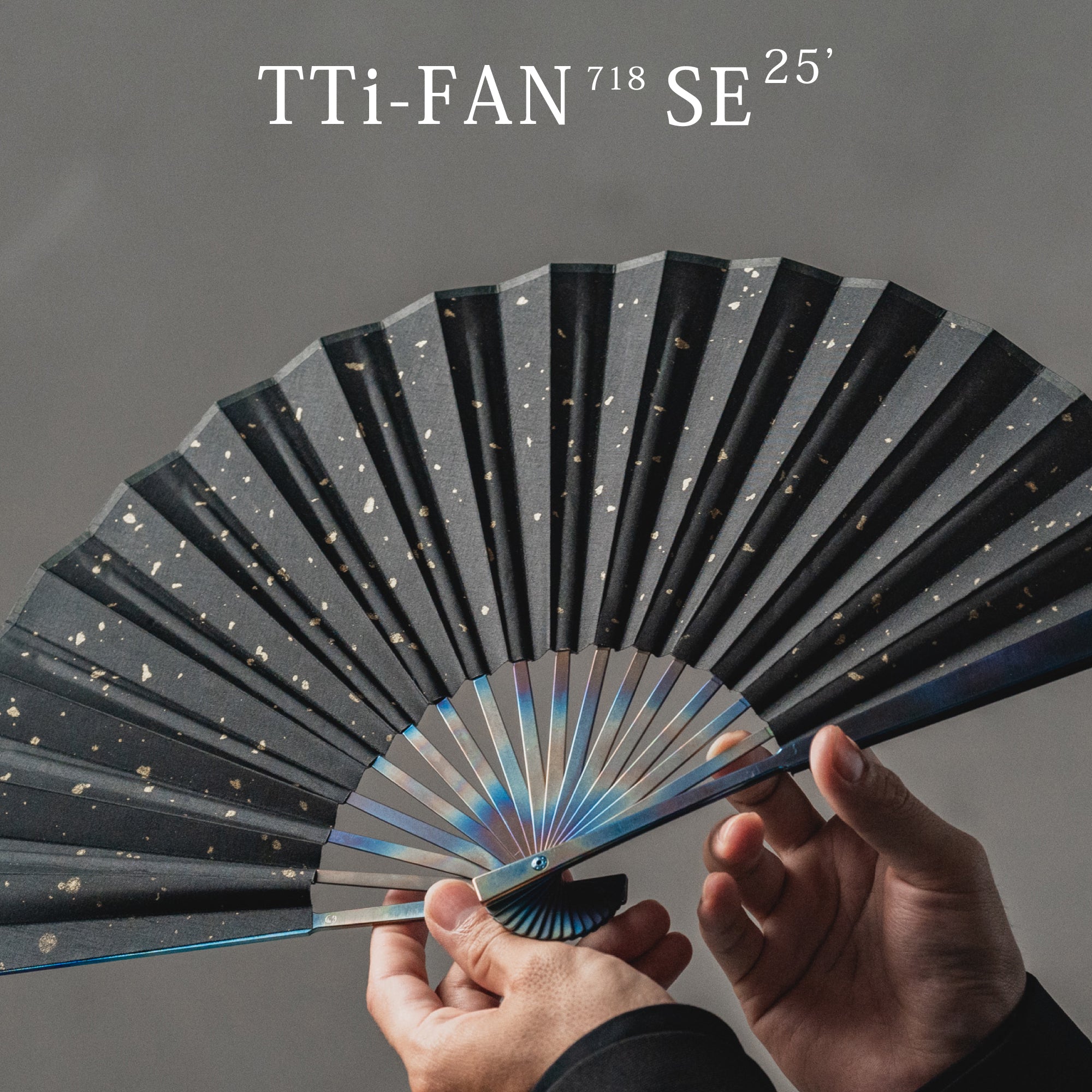 TTi-FAN 718｜チタンとシルクの高級扇子 – microfactory
