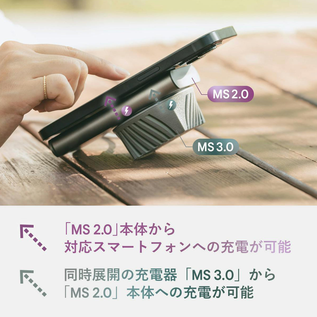 [冷却ファン付きMagSafe対応充電器]：MS3.0